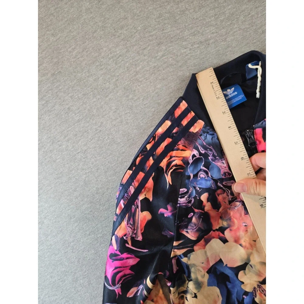 Adidas Originals Track Jacket Girls 13-14‎ Floral Rose Print Superstar BQ3977
